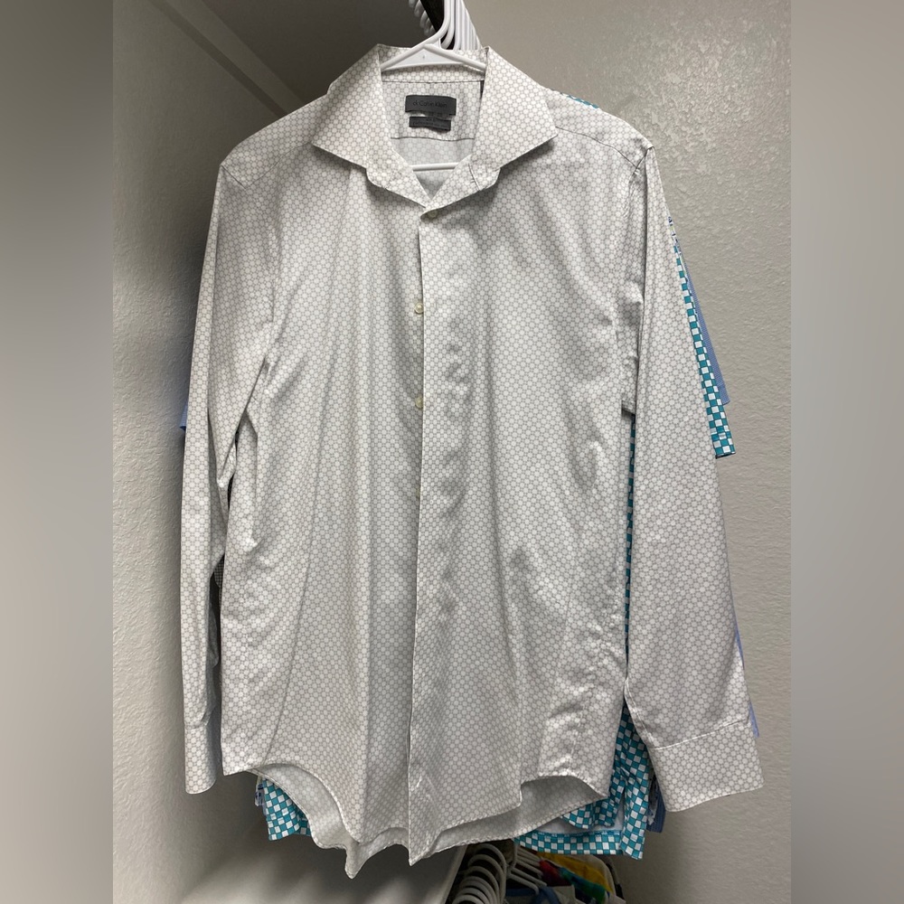 Calvin Klein Slim Fit Performance Button Down